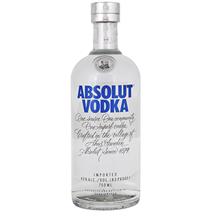 Водка Absolut 0.75 л